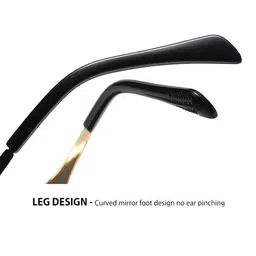 HAYDEN haiza Unisex Oval Sunglasses with UV Protected Lens image 3