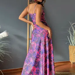 Outzidr Purple Twisted Knot Detailed Maxi image 3