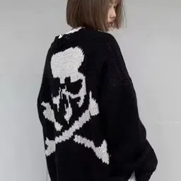 HERE&NOW Women Graphic Printed Round Neck Pullover image 2