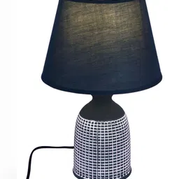TAYHAA Blue Ceramic Quirky Frusturical Shaped Table Lamp image 3