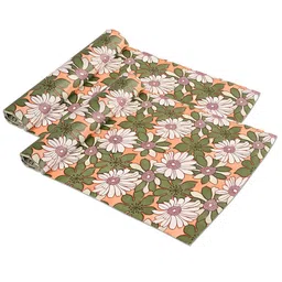 Kuber Industries Orange Set of 2 Water Resistant Shelf Liner Organisers image 1