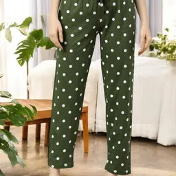Kryptic Pack Of 2 Printed Pure Cotton Relaxed-Fit Mid-Rise Lounge Pants image 5