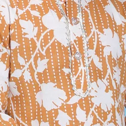 Cutiekins Boys Floral Printed Kurta with Trousers image 2