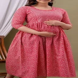 MAINA CREATION Women Floral Printed Floral Anarkali Kurta image 4