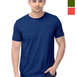 COLOR CAPITAL Unisex Pack Of 3 Cotton T-Shirts-picture-15