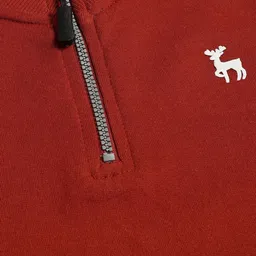 PLUM TREE Boys Half Zip-Up Mock Neck Pullover Sweatshirt image 3