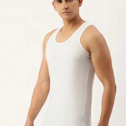 CAVENDERS Pack Of 4 Pure Cotton Undershirt Vests soft White Premium quality Dno-v361st image 3