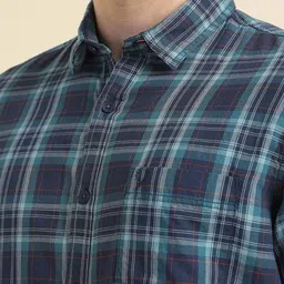 Allen Solly Men Opaque Checked Casual Shirt image 5