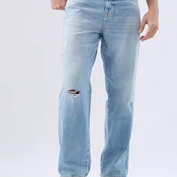 SPYKAR Men Relaxed Fit Low-Rise Fade Stretchable Jeans-picture-20