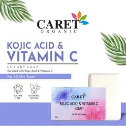 CARET ORGANIC Vitamin C Soap-75g &  Daily Radiance Cream Combo-50g image 4