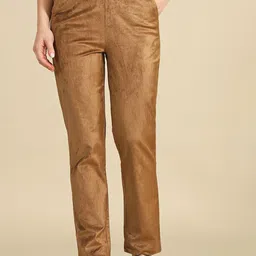 elleven Women Straight Fit Trousers-picture-19