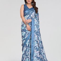 Panzora Ethnic Motifs Poly Georgette Saree-picture-29