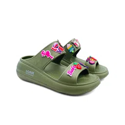 FABBMATE Women Slip-On Sneakers With Flip Flops image 4