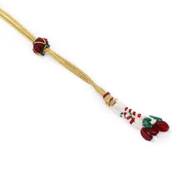 Peora Silver-Plated Crystal Cubic Zirconia & Beads Jewellery Set image 2