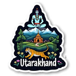 GIFTSHALA Blue & Green Printed Decorative Magnets-picture-15