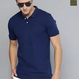 Organic Chics Pack Of 2 Polo Collar Anti Odour Pure Cotton T-shirts-picture-35
