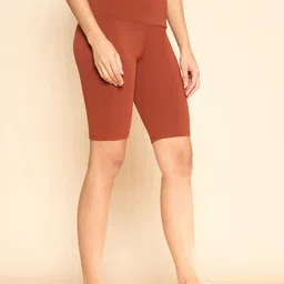 COLOR CAPITAL Pack Of 4 High Rise Above Knee Gym Tights image 2