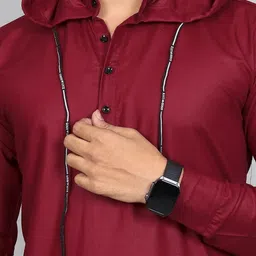 QLONZ STORE Men Hooded Sweatshirt image 4