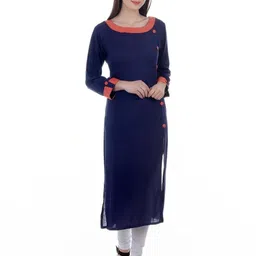 Inara Robes Women Cotton Kurtas-image-88