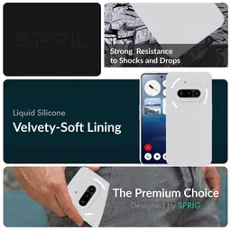 SPRIG Solid Printed Bumper Case Mobile Accessories image 3