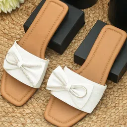 FAISHSTAR Womens Open Toe Flats Flats-picture-11