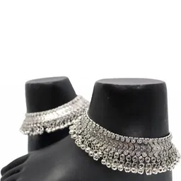 AamNa Enterprises Silver-Plated Anklet image 2