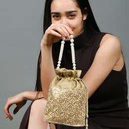 ODETTE Embellished Potli Clutch-picture-38