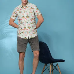 Moda Rapido Men Standard Animal Opaque Printed Casual Shirt-picture-24