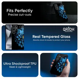 QRIOH Floral Printed Samsung Galaxy M33 5G Back Case Mobile Accessories image 3