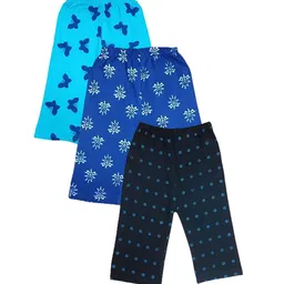 BAESD Infants Pack Of 3 Printed Relaxed Fit Track Pant image 1