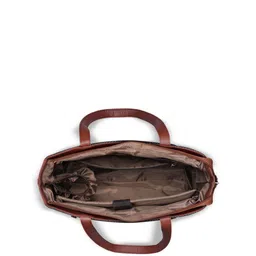 ZOUK Women Ethnic Motifs Printed Shopper Leather Tote Bag image 4