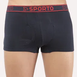 Sporto by Macho Men Pack Of 4 Combed Cotton Short Trunks Sprto_M1022-B1-Dnm1-M1-N1-S image 2