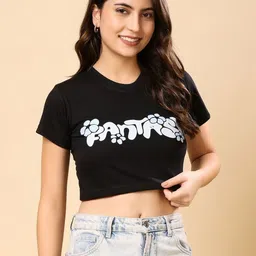 CORSICA Print Cotton Crop Top-picture-35