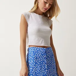 Happiness istanbul Floral Printed A-Line Maxi Skirt image 2