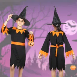 Sarvda Kids Set of 5 Halloween Witch Costume Set image 2