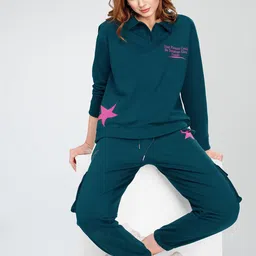 Zeyo Women Printed Night suit image 5