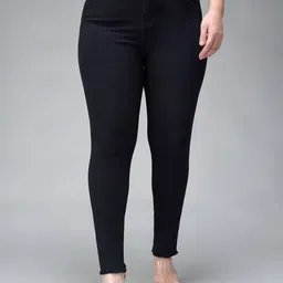 Miss Chase A+ Women Skinny Fit High-Rise Heavy Fade Stretchable Jeans-image-14