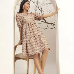 Bani Women Floral Print Fit & Flare Dress-picture-35
