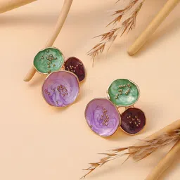 DressBerry Gold-Plated Contemporary Drop Earrings-picture-20