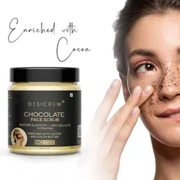 Desi Crew Set Of 3 Chocolate Face Scrub- 100g Each image 2
