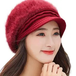 iSWEVEN Unisex Woollen Beanie image 4