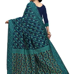 jayant creation Multicoloured Silk Cotton Jamdani Sarees image 4