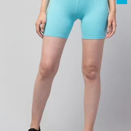 Attire Zone Women Pack Of 2 High-Rise Skinny Fit Shorts-picture-23