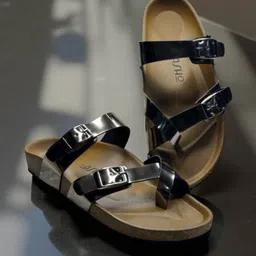 ASHO WITH FASHION MADE GLOBAL Women Open Toe Flats with Buckles-picture-12
