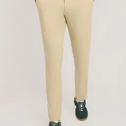 ColorPlus Men Slim Fit Mid-Rise Trousers-image-92