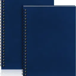 labuk A5 SPIRAL Bound (Blue cover),Notebook, Journal, diary A5 Notebook Blank 100 Pages-picture-14