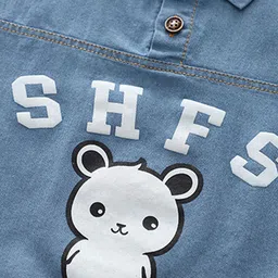 INCLUD Boys Printed Polo Collar T-shirt With Shorts image 2