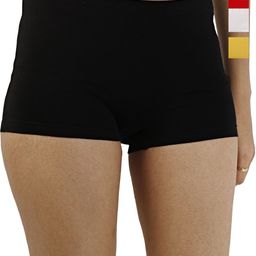 Diving Deep Women Pack of 4 Cotton Boy Shorts Briefs-image-29