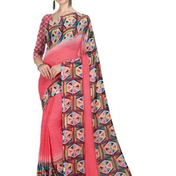 Moda Rapido Poly Georgette Designer Saree-picture-10