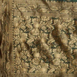 WOVENSTOCK Ethnic Motifs Zari Pure Silk Handloom Kanjeevaram Saree image 3